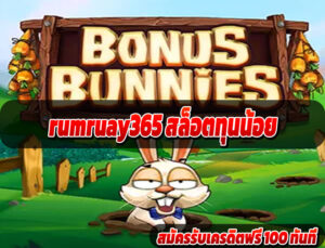 rumruay365 สล็อตทุนน้อย