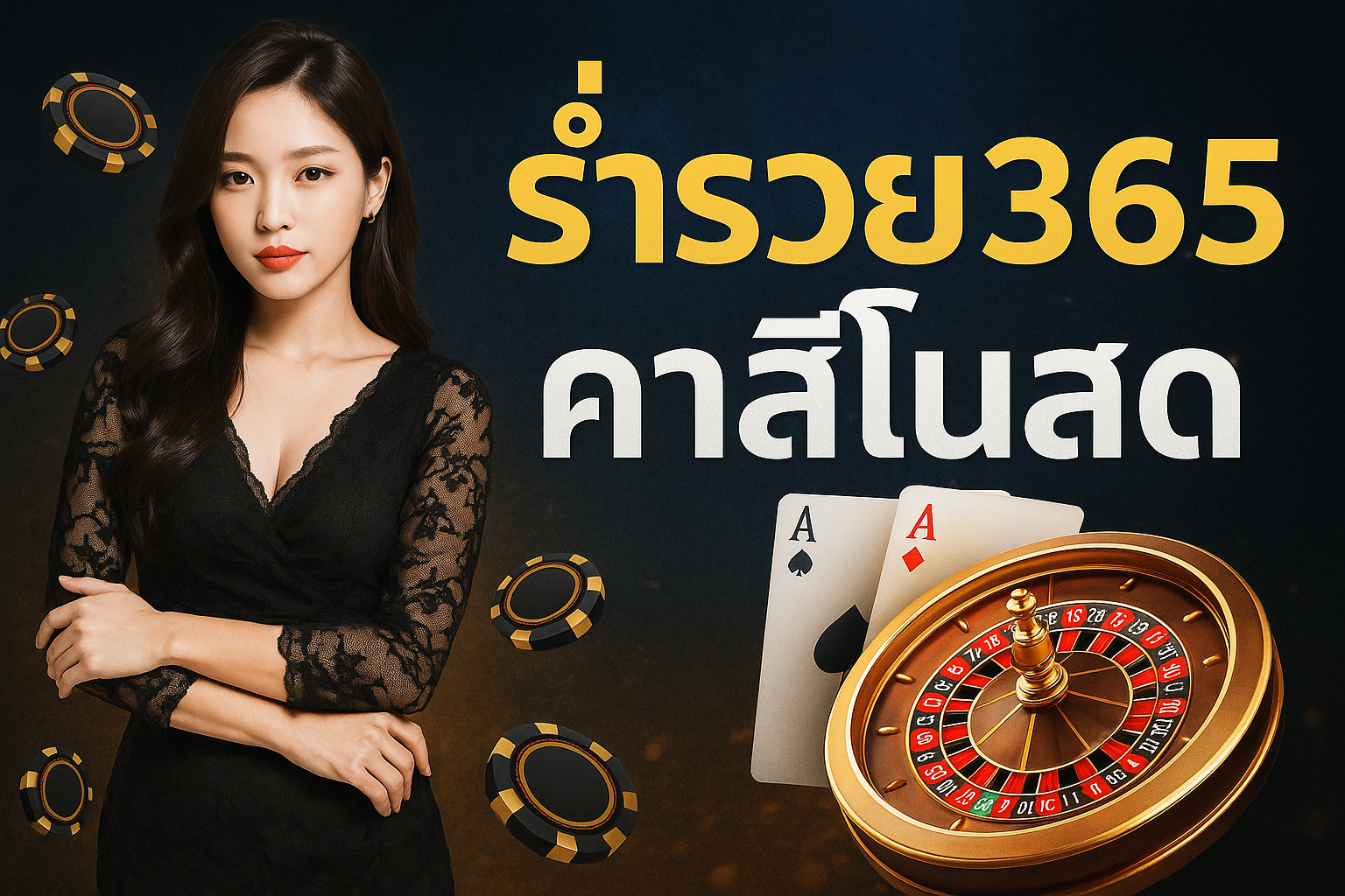 ร่ำรวย365 คาสิโนสด Amazing 2025 | โบนัสจัดเต็ม ถอนได้จริง